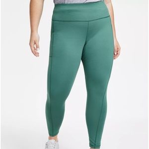 Ideology Size M High Rise Side Pocket Green Leggings